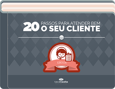 Capa do eBook: 20 Passos para Atender Bem o Seu Cliente